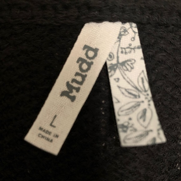 Mudd Cardigan Sweater Black Size Large - Picture 3 of 4